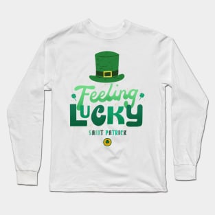 Felling Lucky Saint Patrick Long Sleeve T-Shirt